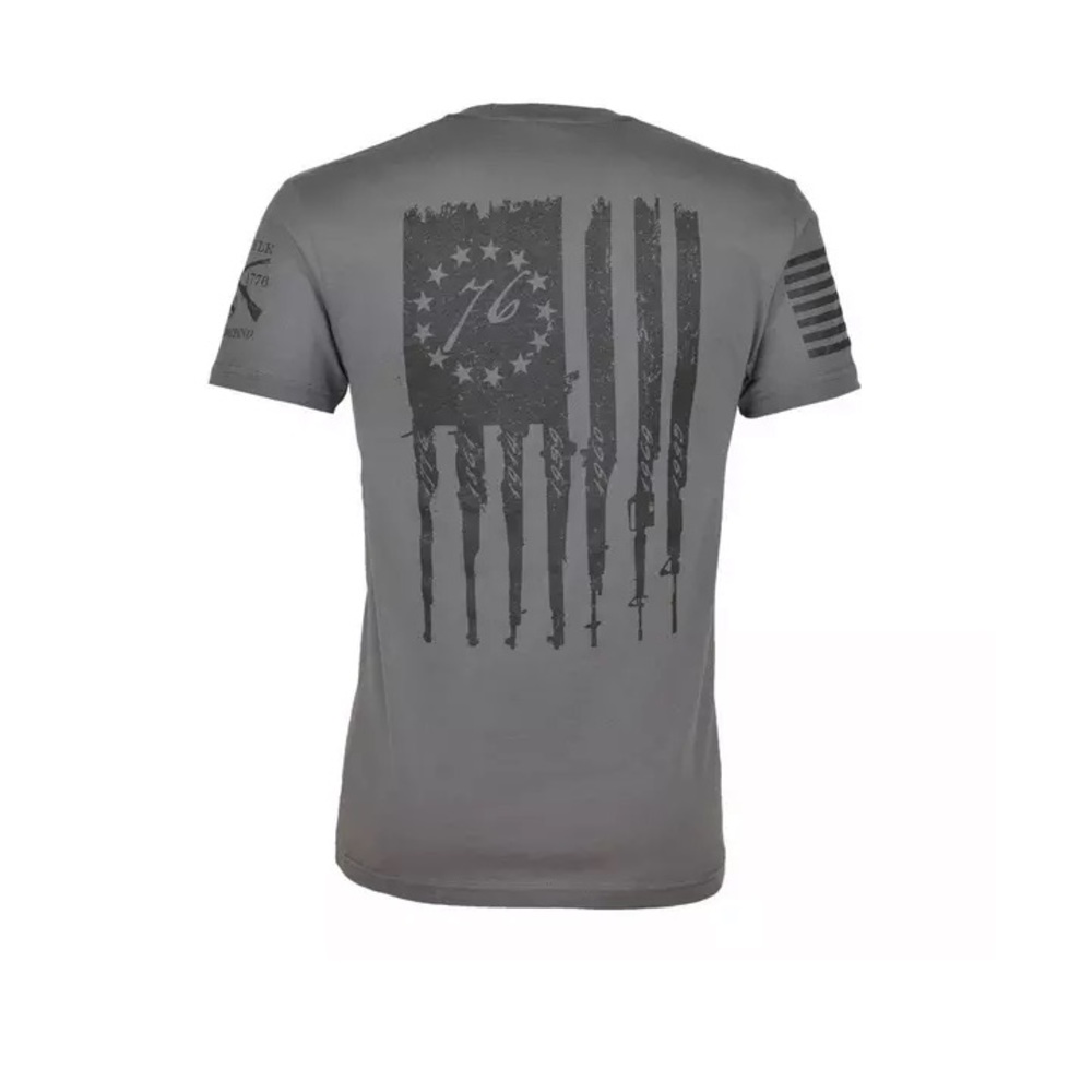 Dark Gray | Grunt Style | Rifle Flag Tee | Size: XL